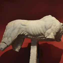 Limyra, Ptolemaion, Statue of a lion