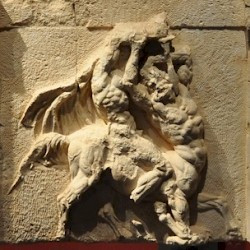 Limyra, Ptolemaion, Metope with a Centauromachy