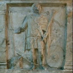 Constantinople, Forum of Theodosius, Tombstone of Aurelius Suro of I Adiutrix