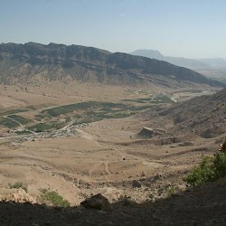 Bishapur, View from the Cave of Shapurs