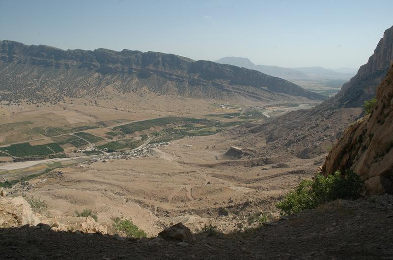 Bishapur, View from the Cave of Shapurs