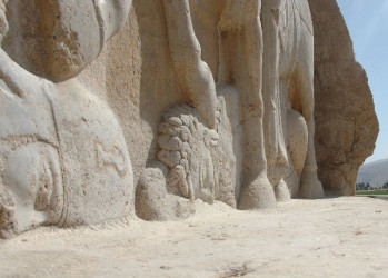 Naqš-e Rustam, Investiture relief of Ardašir I, Artabanus and Ahriman