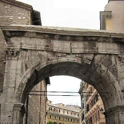 Rome, Arch of Gallienus, western inscription