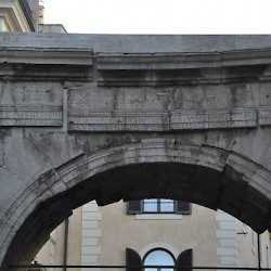Rome, Arch of Gallienus, eastern inscription
