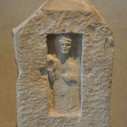 Utica, Funeral stela