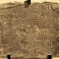 London-Minories, Tombstone of Agricola, soldier of VI Victrix