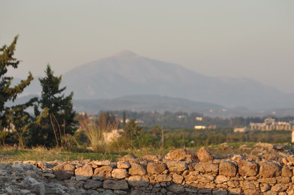 Mount Saphon, north of Ugarit.